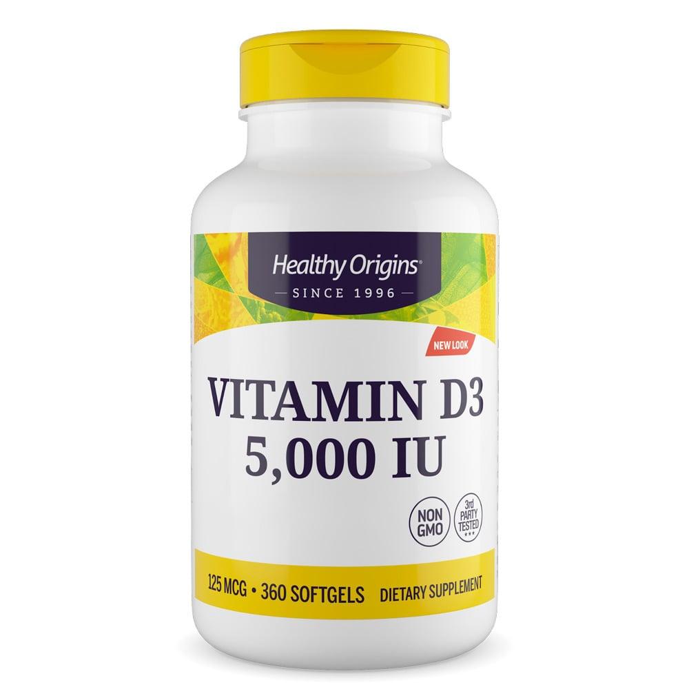 Burk Healthy Origins Vitamin D3 softgels