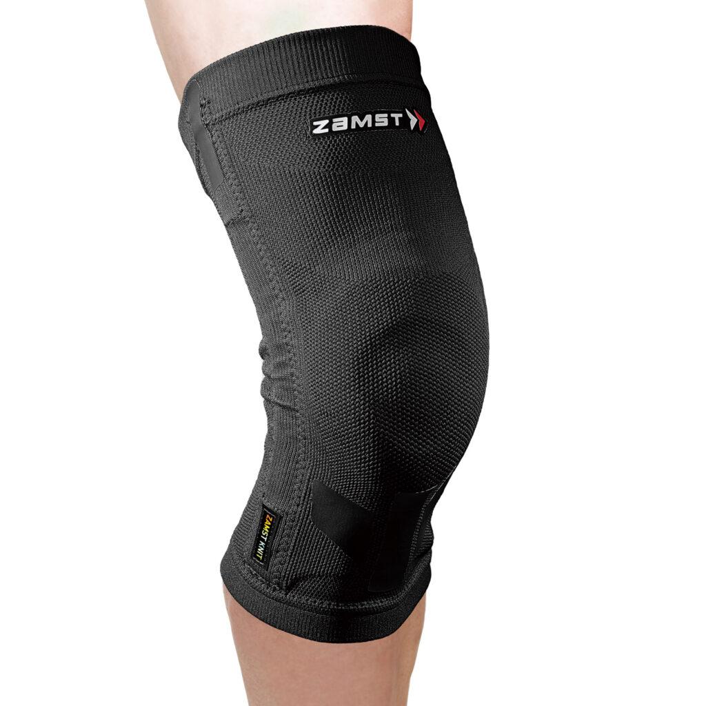ZAMST ZK Motion knästöd med sidostöd för aktiv träning och löpning