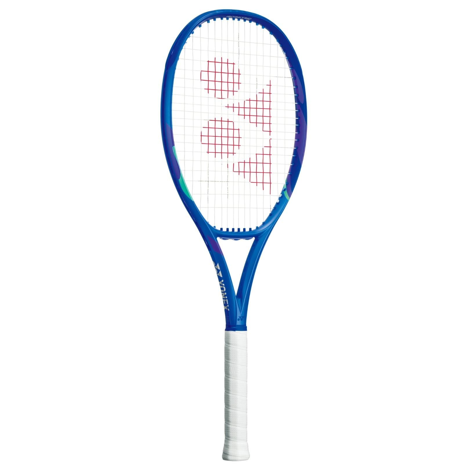 Yonex Ezone 100 tennisracket i färgen Blast Blue med isometrisk huvudform