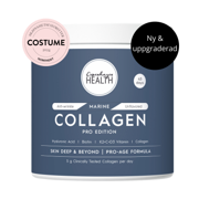 Förpackning med Copenhagen Health Marine Collagen Pro Edition kollagenpulver med hyaluronsyra