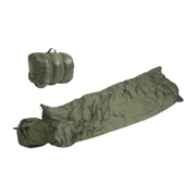 Grön Mil-Tec Pilot sommarsovsäck i militärstil för festival och camping