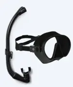 Watery Combo snorkelset för vuxna - Chisa/Fenton Pro - Svart produktbilde