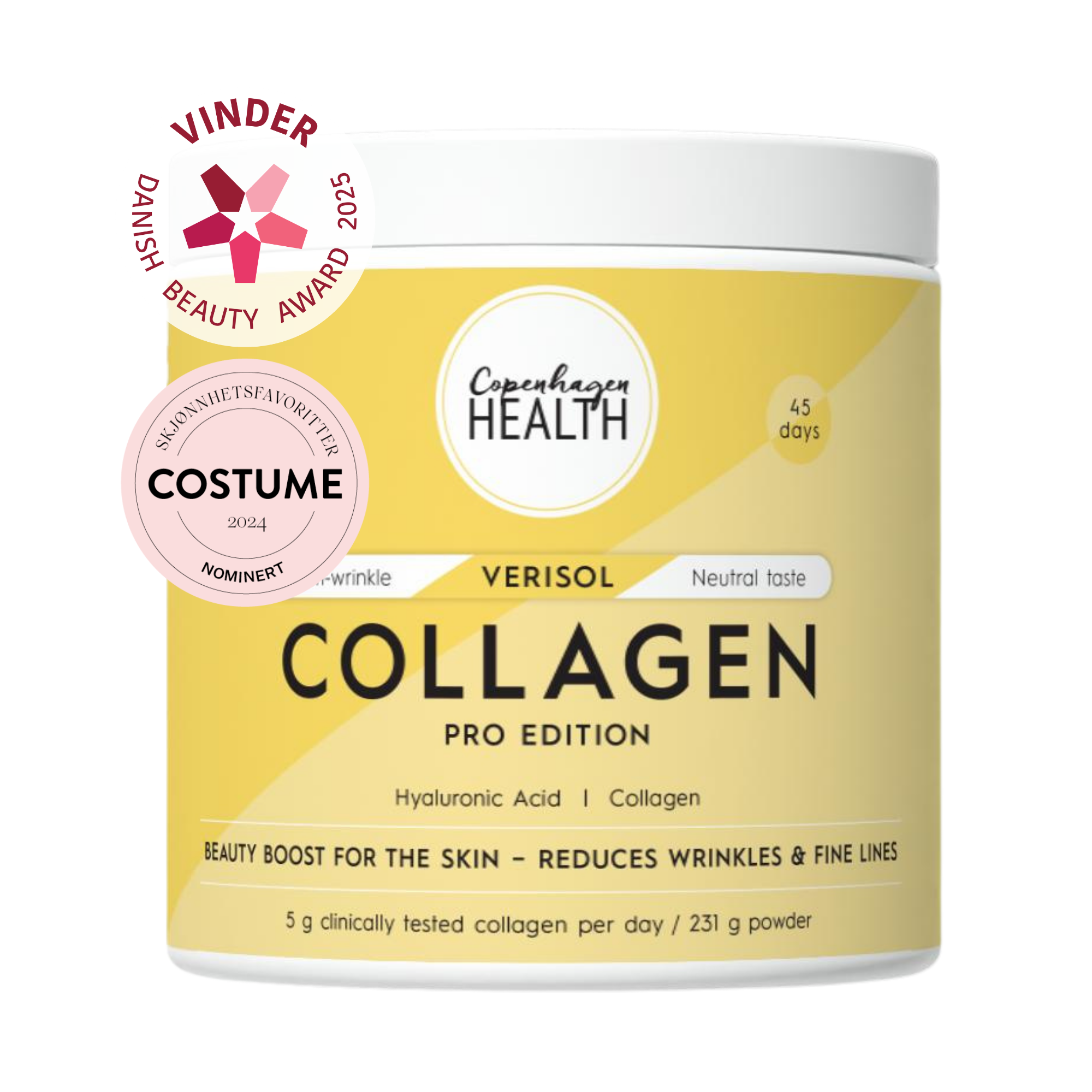 Copenhagen Health Verisol Collagen Pro Edition med patenterade kollagenpeptider