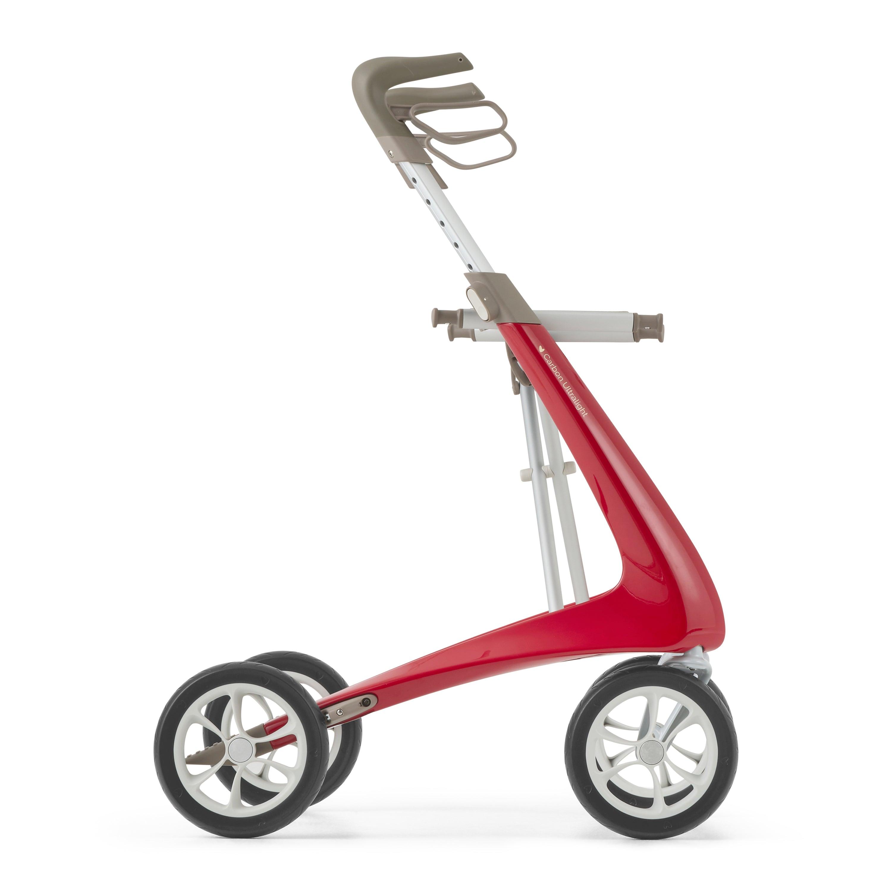 byACRE Carbon UltraLight rullator med kolfiberram i strömlinjeformad design