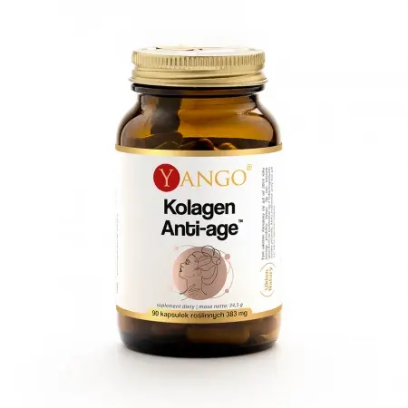 Burk med Yango Kollagen Anti-age kosttillskott, 90 kapslar