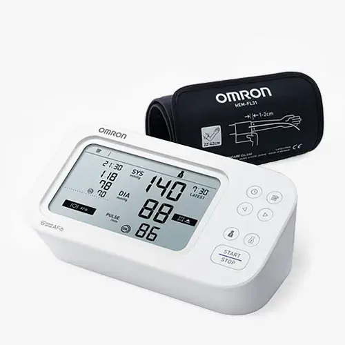 Omron M6 Comfort AFib blodtrycksmätare för överarm med förmaksflimmerdetektering