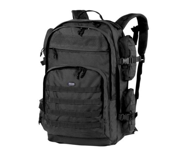 Texar Grizzly svart ryggsäck 65 liter för långfärd och friluftsliv