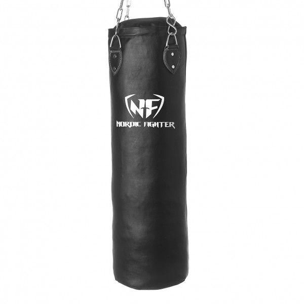 Nordic Fighter boxningssäck i syntetiskt läder på 100 cm och 30 kilo