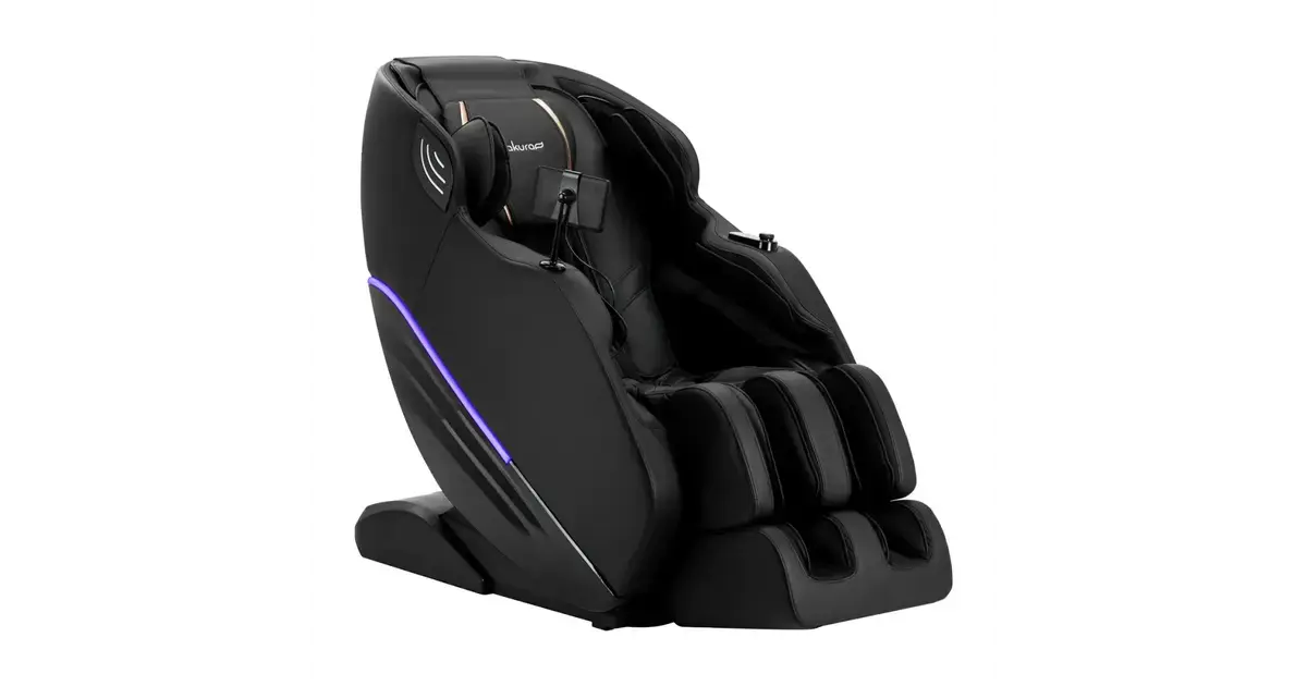 Sakura Maximus 809 massagestol med 3D-massageteknik i svart design