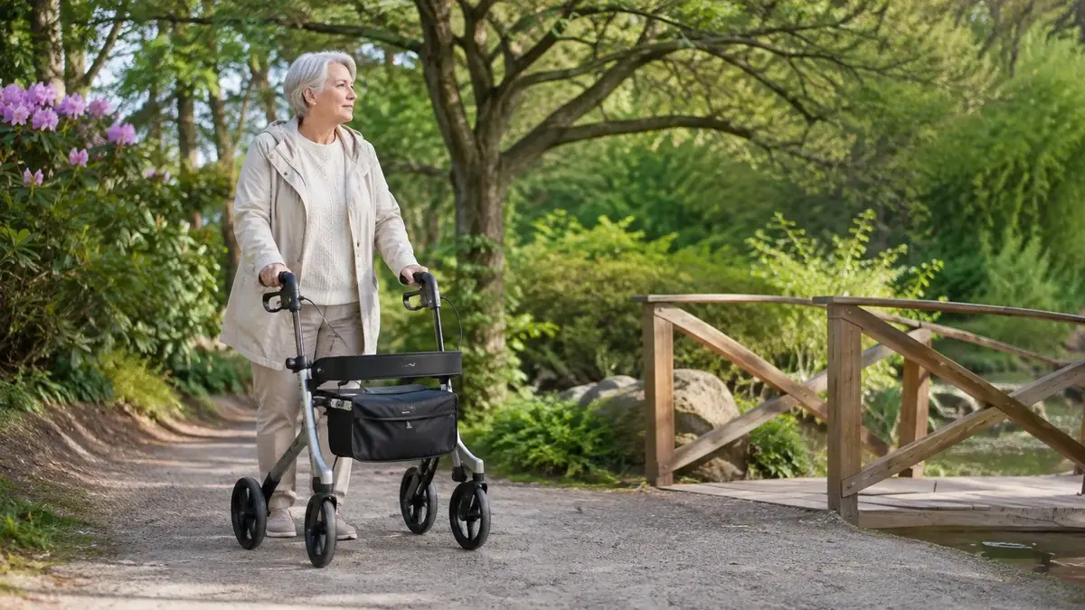 Rollator bäst i test 2026 – 8 modeller jämförda
