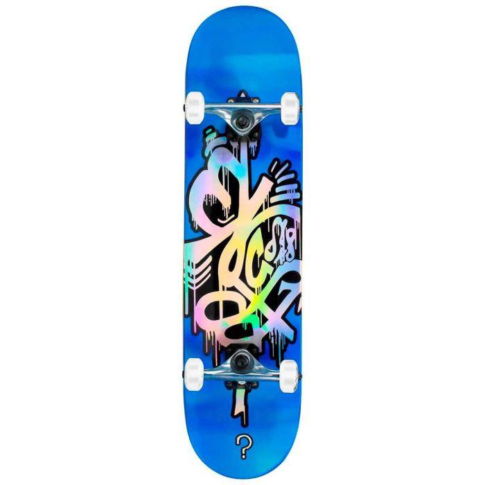 Enuff Hologram blå komplett skateboard med 8,0 tums däck