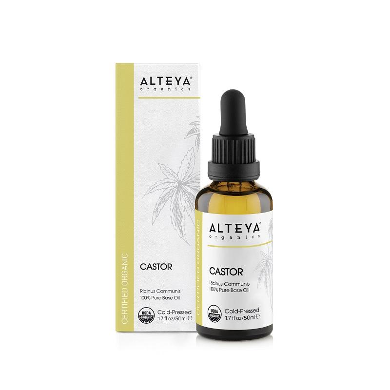 Alteya Organics ekologisk ricinolja för hår, bryn och fransar