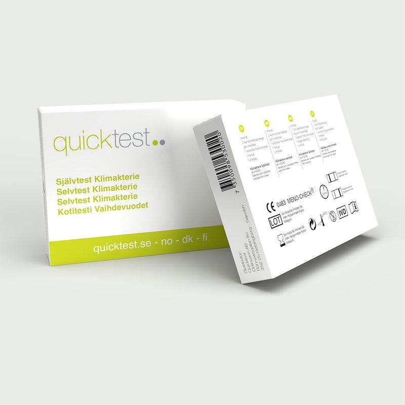 Quicktest klimakterietest 2-pack – urintest som mäter FSH-nivån