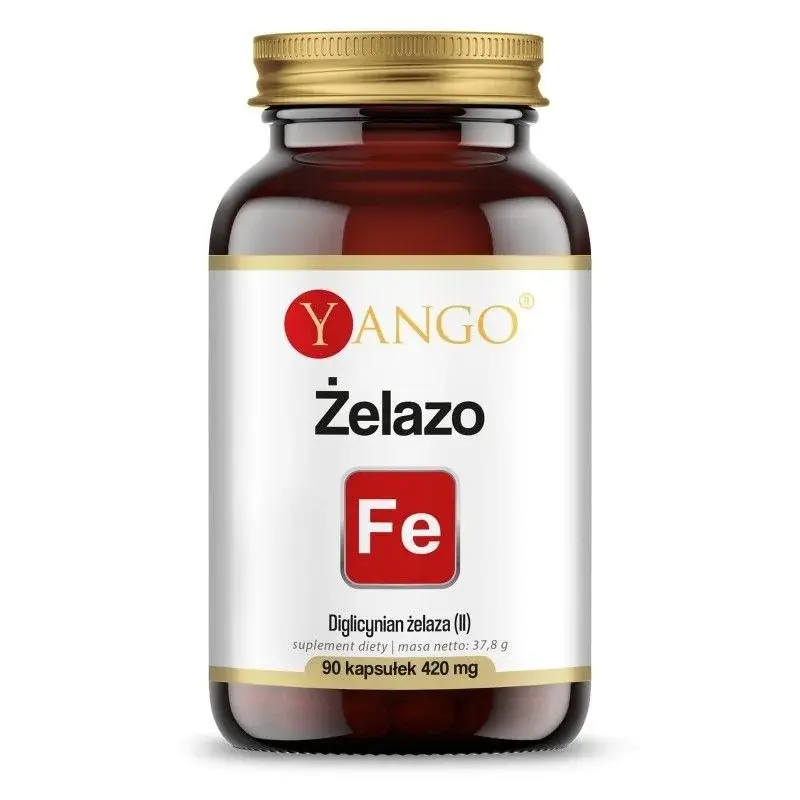 Yango Järnbisglycinat 90 kapslar produktbilde