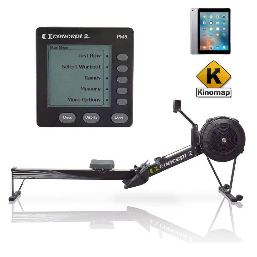 Concept2 Modell D svart roddmaskin med PM5-monitor