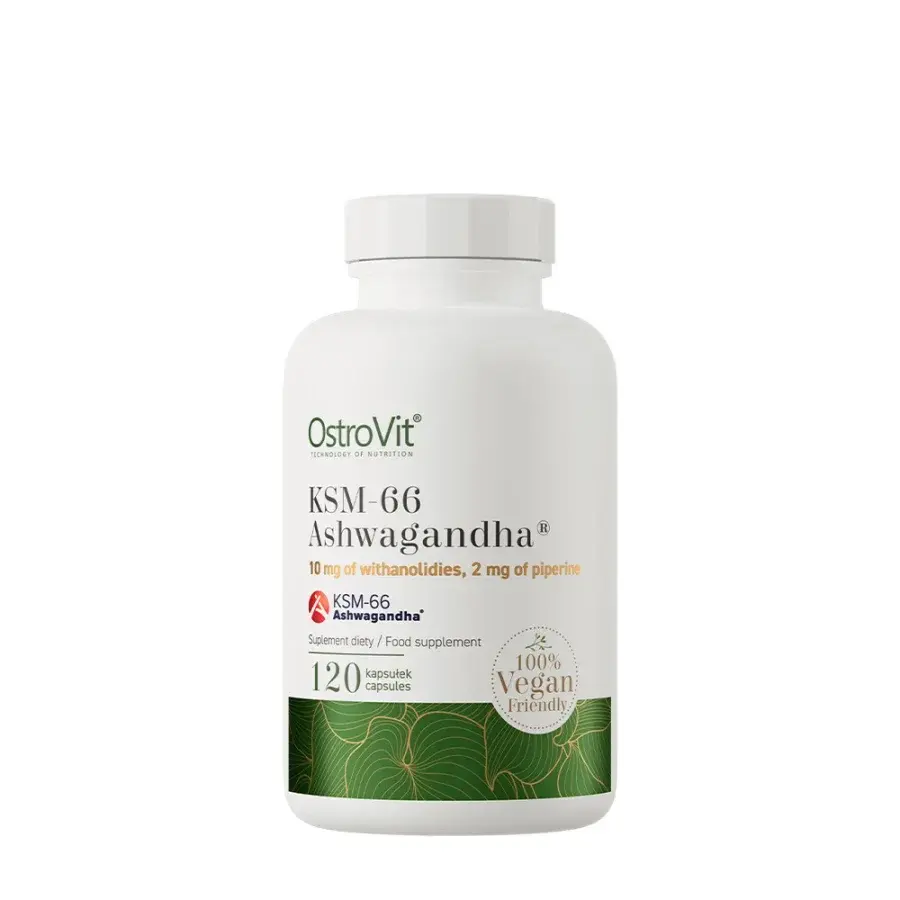 OstroVit – KSM-66 Ashwagandha Vege 120 kapslar produktbilde