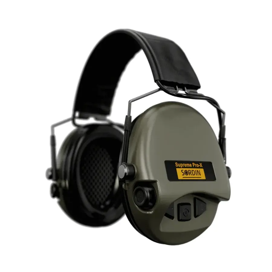 Sordin – Supreme Pro-X SFA Slim Headband PVC – Elektroniskt hörselskydd produktbilde