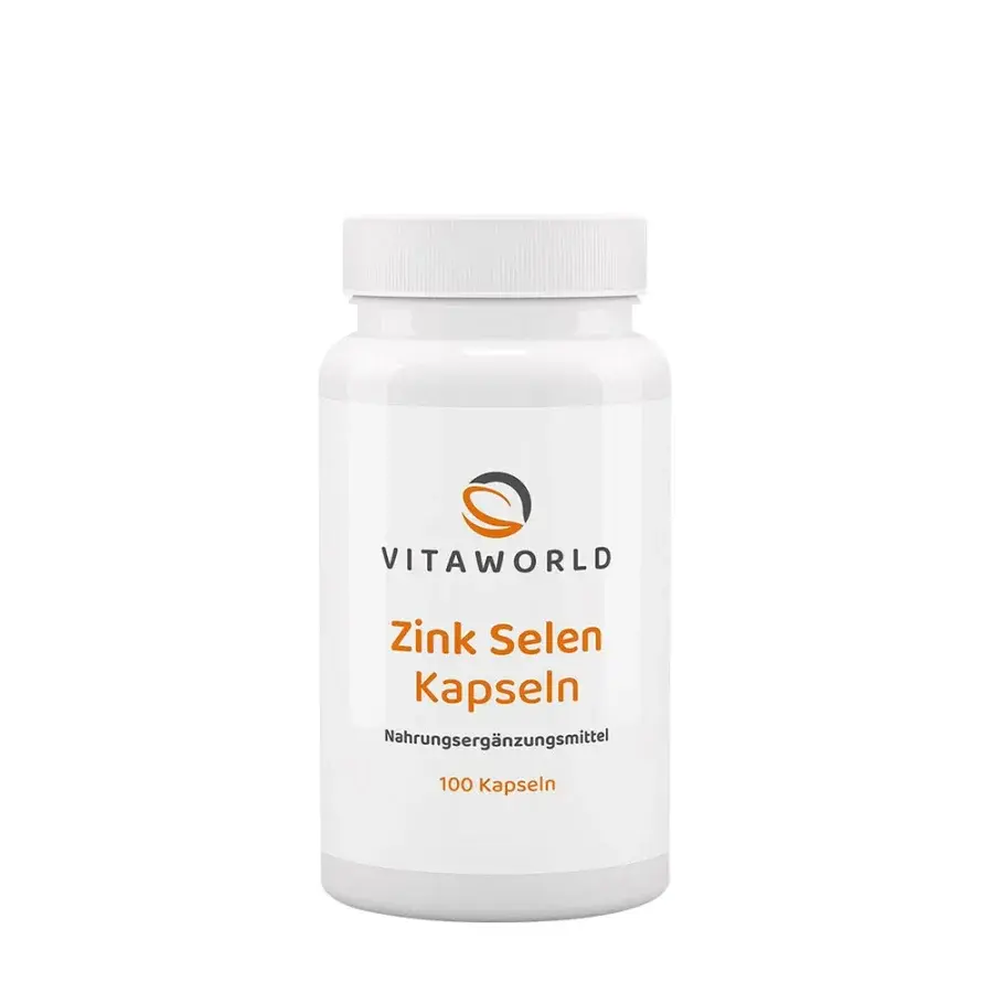 Vitaworld – Zink Selen 100 kapslar produktbilde