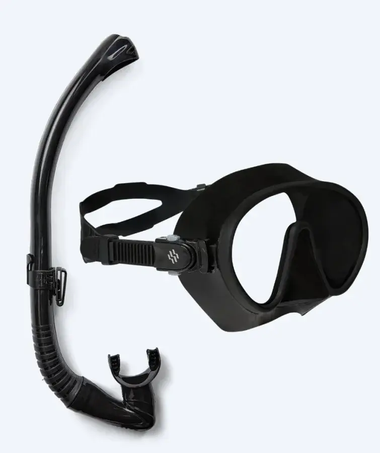 Watery Combo snorkelset för vuxna - Chisa/Fenton Pro - Svart produktbilde
