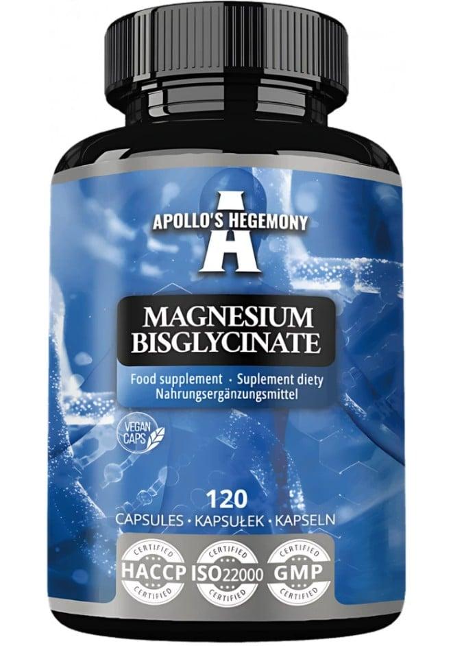 Burk med Apollo's Hegemony magnesiumbisglycinat, 120 vegokapslar